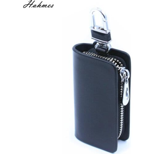 Leather Key holder for car key wallet pouch bag Genuine leather keychain car key case organizer