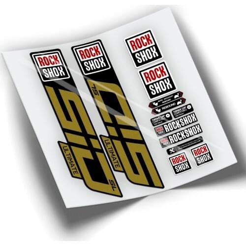 Pegatinas hairpin clip ROCKSHOX SID ULTIMATE SL 202 COLORES WP338 STICKERS