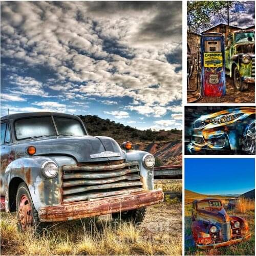 Racer DIY Diamond Art Paintings Kits Full Resin Drills Mosaic Rhinestones Diamond Embroidery Paintings Pattern Cross Stitch Kits