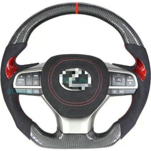 100% Real Carbon Fiber Steering Wheel For Lexus ES GS RX LX 2015-2017
