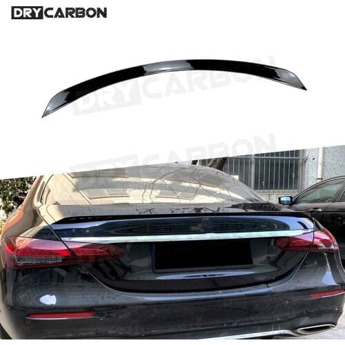 ABS Material Rear Trunk Spoiler Bumper Boot Lip Wing Spoiler For Mercedes Benz E Class W213 E250 E300 E43 E63 AMG Sedan 4Door