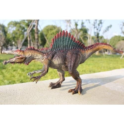 Creative real life Monaco spinosaurus model plastic dinosaur doll gift about 36.5x16.5cm xf2770