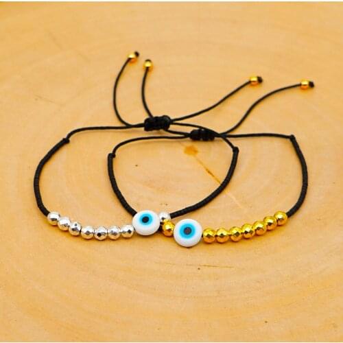 GO2BOHO Miyuki Bracelet For Women Turkish Evil Eye Summer Bracelets Handmade Rope Adjustable Pulseras Mujer Moda Jewelry