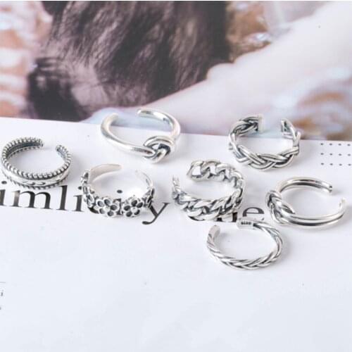 Zhimo Women's Silver Rings