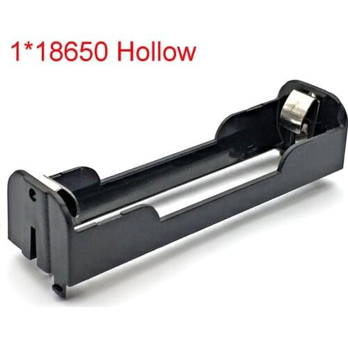 1*18650 Battery Storage Box with Hollow with Pin with Holder for 18650 Batterry