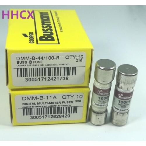 1pair= DMM-B-11A + DMM-B-44/100-R 1000VAC/DC FAST-ACTING FUSE FOR FLUKE MULTIMETER 11A+440mA