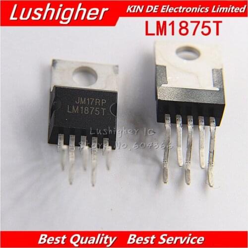 10PCS LM1875T TO220-5 LM1875 TO220 20W Audio Power Amplifier New Original