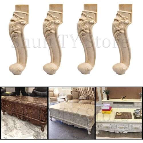 2/4PCS Solid Wood Furniture Leg Feet Replacement Support For TV Stands TeaTable Cabinet Coffee Table Sofa Couch Chair Legs Wood