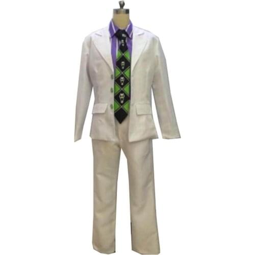 2020 Kawajiri Kosaku Cosplay Costume JoJos Bizarre Adventure Kira Yoshikage Cosplay Costume