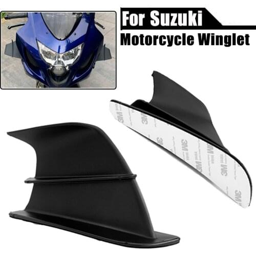 Motorcycle Modification Accessories Aerodynamic Fixed Wind Wing Kit Spoiler For Suzuki GSXR1000 GSXR750 GSXR600 GSX-R For H2 H2R