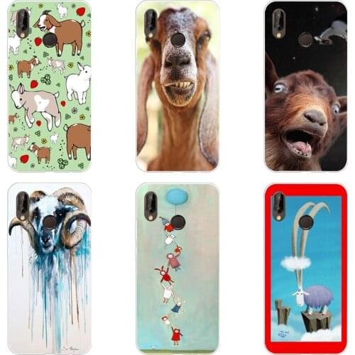 95H Goat Meme Fashion Original (2) Soft Silicone Tpu Cover Case for huawei p 20 lite pro y6 2017 mate 10 lite