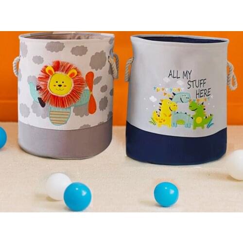 Storage Baskets Organizer Thicken Laundry Basket Baby Toys Storage Basket Barrel Paniers De Rangement Storage and Organization