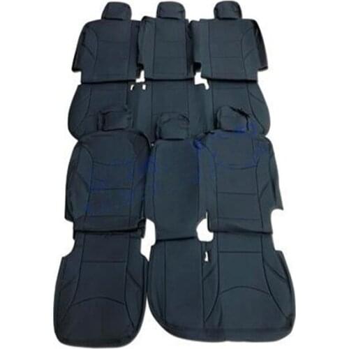 For HIACE 300 series 2019-2020 Year Front +Middle Row Seat Leather Cover