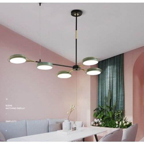 Fashion Led Pendant Light for Living Room Dining Room Kitchen Parlor Decor Hanging Lighting Fixtures Home Indoor Pendant Lamps
