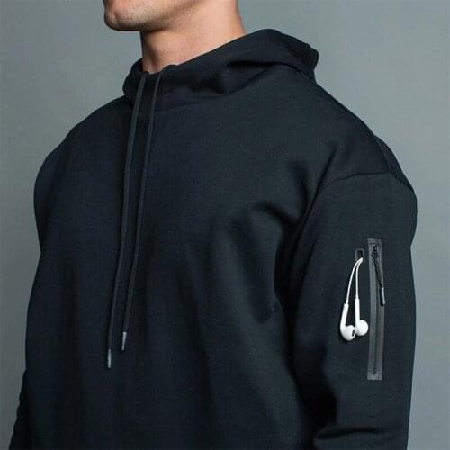 2021 Brand Jacket Men Fashion Hooded Spring Autumn Casual Solid Hooded Jackets Mens Outwear Slim Fit Black Jacket Men