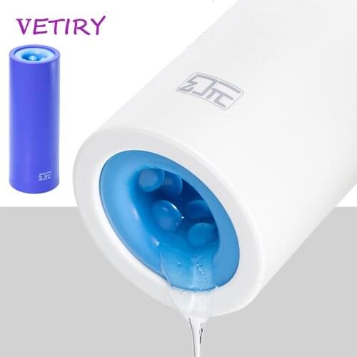 VETIRY Male Masturbator Cup Soft Pussy Sex Toys Vagina Adult Endurance Exercise Sex Products Vacuum Pocket Cup for Men