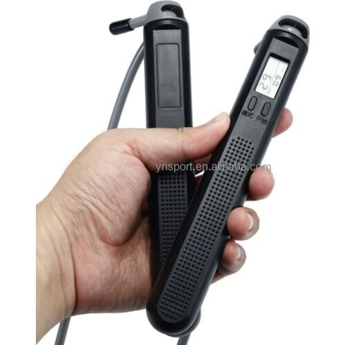 Carry Adjustable Professional Pvc Skipping Rope At Any Time Smart Counting Jump Rope With Calorie Counter