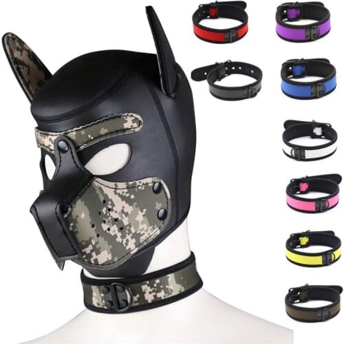 Fetish Gay Toys Puppy Play Bondage Collar BDSM Men Accessories Neck Restrict Choker Slave Collar Erotic Sex Toys for Men Gay