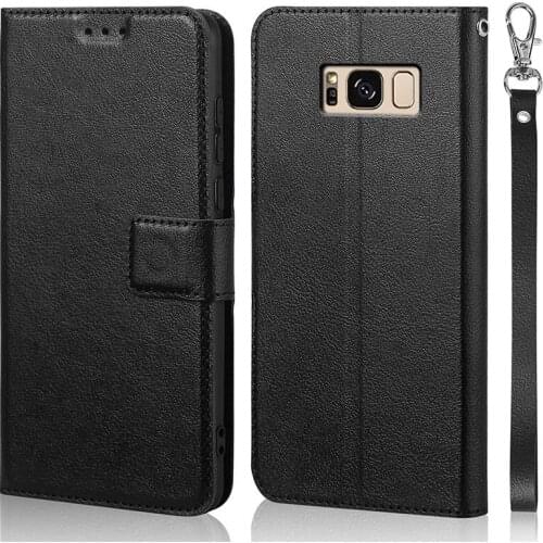 Luxury Flip Case for Samsung Galaxy S8 Plus S8+ Cover Original Book Design Leather Phone Coque Wallet Capa Stand With