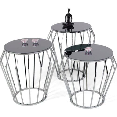 Modern Paris Zigon Coffee table Chrome coffe table