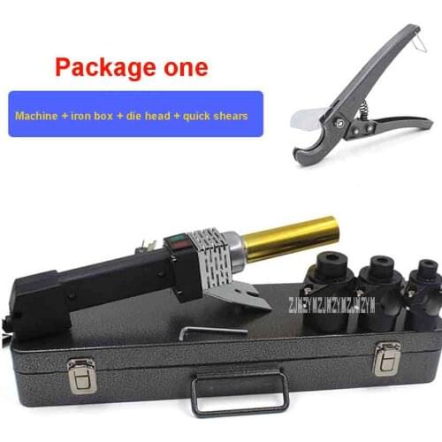 220V 900W 20-32 Three-speed Electronic Temperature Adjustment PPR Pipe Round Rod Fuser Hot Melt Machine Welder Copper Tube Fuser