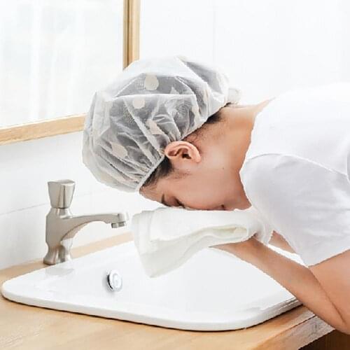 High Elastic Stretchy Shower Caps Hair Bonnet for SPA Barbershop Hotel Beauty Salon Hair Dressing Dyeing Elastic Bath Caps