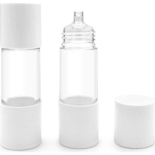 100pcs 15ml Plastic Dropper Bottle Drop Bottles Empty Liquid Essential Oil Bottle Refillable Containers with Caps