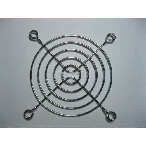 120 Pcs Per Lot DC Fan Grill Protector Finger Guard Silver Metal Used for 80x80mm Fan