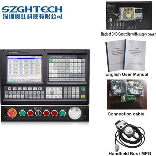 3 Axis CNC milling machinery controller same to Mitsubishi controller With PLC+ATC of cnc milling controller price