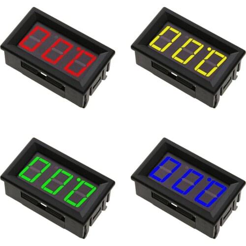 0.56in Mini DC 0- 100V 3-Wire Voltmeter LED Display Digital Panel Meter Volt Voltage Meter Tester Detector Measuring Tool