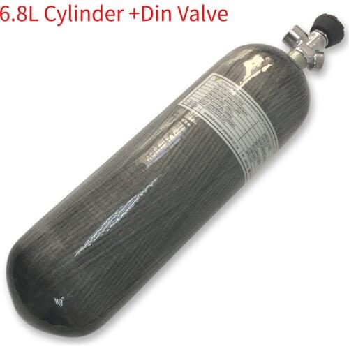 AC16831 High Pressure 6.8L 300Bar Pcp/Scuba Tank Air Rifle Condor Cylinder Co2 4500 Psi M18*1.5 Carbon Fiber Air Tank With Valve
