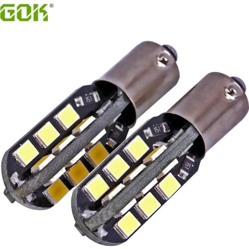 White Car Bulbs BA9S Led 12V Car LED 24SMD 2835 28LED Lens Interior Bulbs Reading Light Car Light car styling