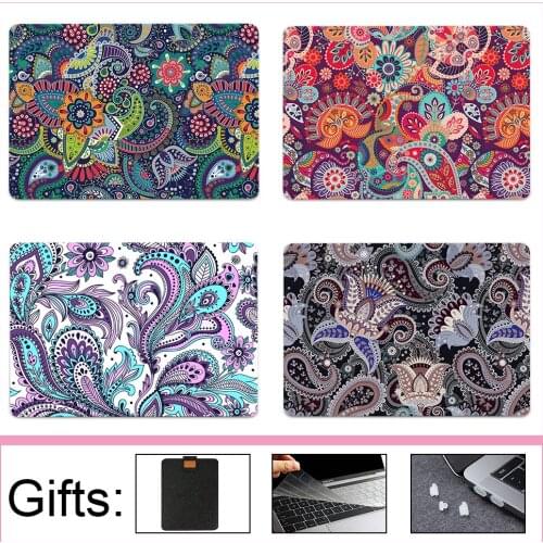 Sanmubaba 2020 13 Case For Macbook Pro M1 A2338 A2337 Paisley Floral Laptop Cover For Macbook Air 12 13 15 16 A2289 A2251 A1989