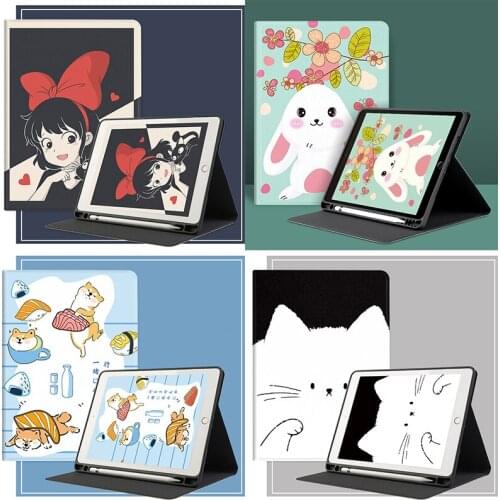 For iPad mini5 2019 Case Soft Silicon Back Case Air 2 3 4 Pencil Protective Back Cover for iPad Pro 11 9.7 10.5 10.9 10.2 Case