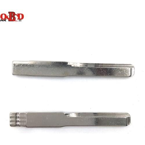 HKOBDII 10 pcs/lot Metal Blank Uncut Flip KD Remote Car Key Blade Type 20# for Benz