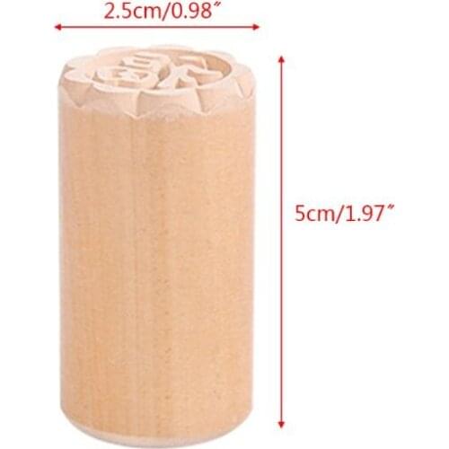 M17D 8pcs/set Cake Mold Wood Dessert Seal Stamp Traditional Chinese Moon DIY Cookie Baking Decorating Tools