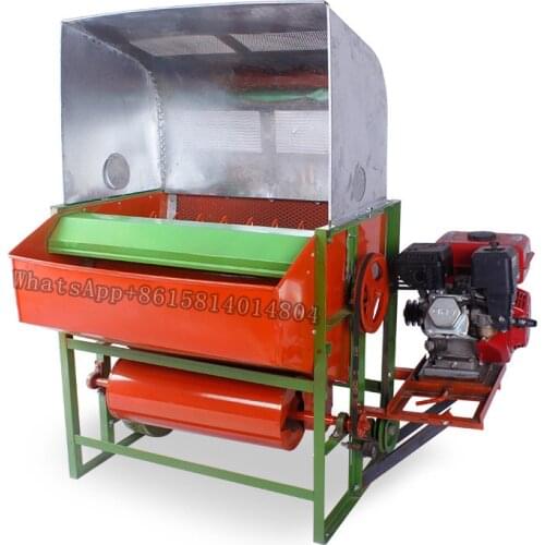Threshing machine,household automatic small-scale rice thresher,agricultural wheat threshing machine,grain front row straw rice