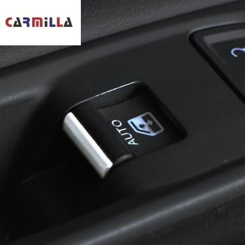 7Pcs/Set ABS Chrome Window Lifter Button Knob Cover Trim for Jeep Compass 2th 2017 - 2020 Interior Accessories