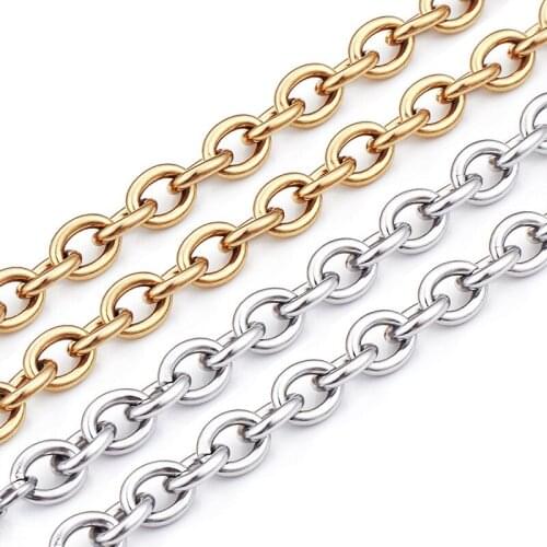 Stainless Steel Necklace O-chain Titanium Steel Clavicle Necklace