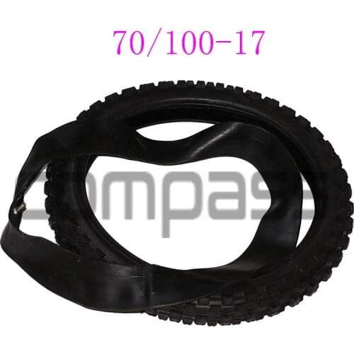 70/100-17 front tire (inner tube 2.75-17) 90/100-14 rear tire (inner tube 90/100-14) for off-road motorcycles
