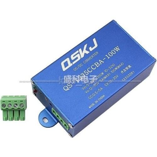 DC 5v~32V to 12v~35V 5A 100W Boost Adjustable CC-CV Power Supply for Car Converter/LED Driver/19v Laptop/Charger