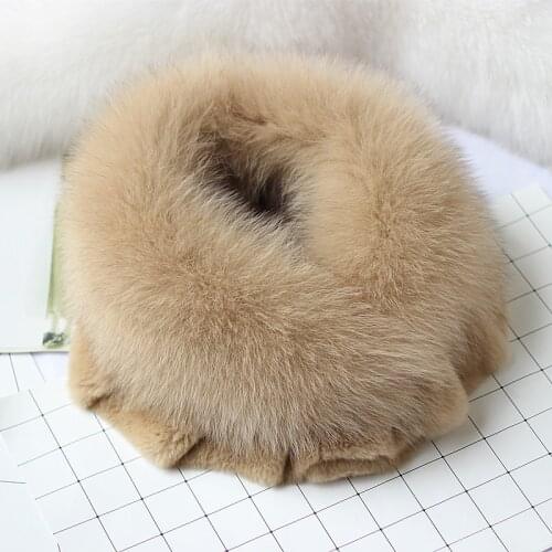Womens Clothing Collar accessories fashion Fur Fox Scarves Rabbit fur scarf 100% Real fox fur collar square quality promise