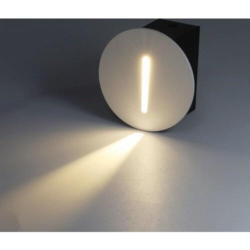 3W Led Indoor Wall Light Recessed Stair Light AC85-265V Staircase Lamp Stairway Corridor Wall Foot Lamp Sconce Lights