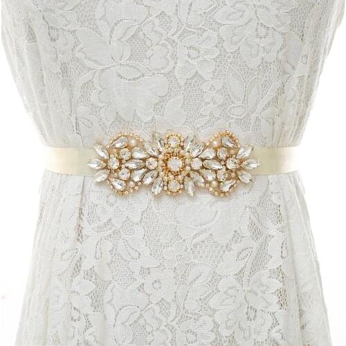 Thin Crystal Wedding Bridal Belt Rhinestone Bridal Sashes Wedding Belt Wedding Dress Accessories J212G
