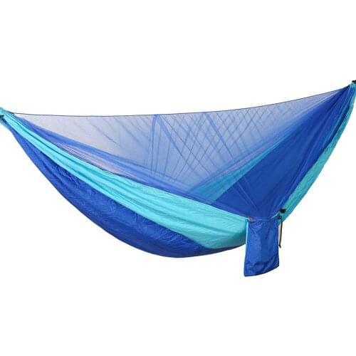 Outdoor Ultralight Camping Hammock Sleep Swing Bed Garden Backyard Furniture Hanging Double Hammock Chair Camping Equipment