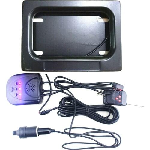 Universal Electric US License Plate Frame + Remote Control Set Bracket