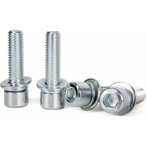 M6 Hex socket Screw 8.8 Grade Allen Sems Screws Combination Bolts Galvanized 10-30mm Length