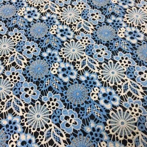 1Y/lot hight quality colourful watersoluble sewing mesh fabric for women dress home curtain decoration DIY material