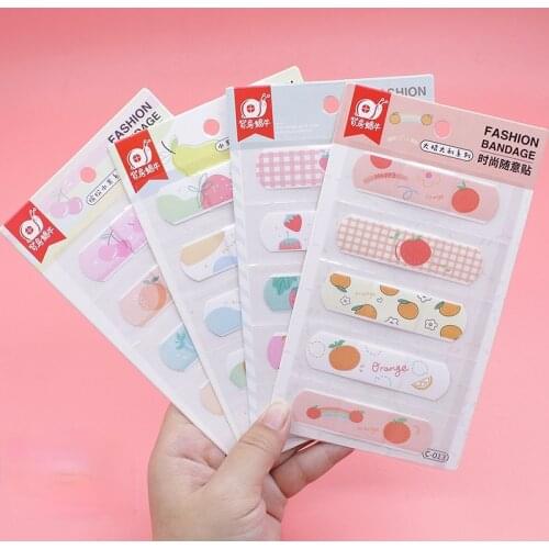 1 Sheet Cute Cartoon Band Aid Hemostasis Adhesive Bandages First Aid Emergency Kit for Kids Children Emergency Kit