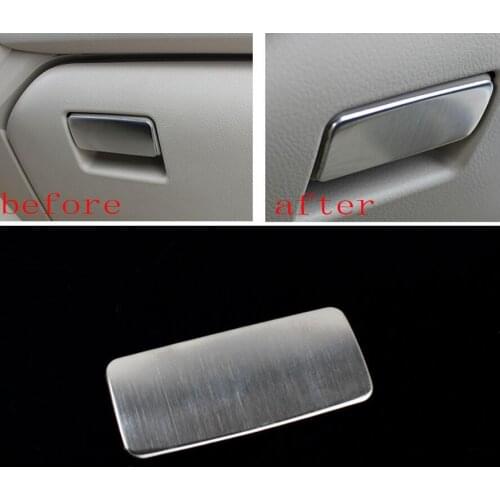 1Pc Stainless Steel Car Interior Glove Box Handle Cover Trim Fits for Toyota Collora 2014 Car Styling Car-covers